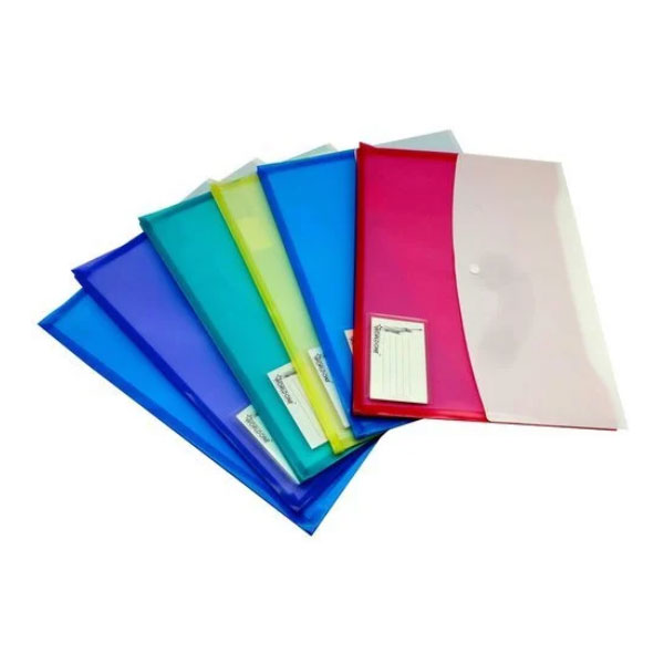 Transparent Poly-Plastic Document Bags  Manufacturers, Suppliers in Delhi