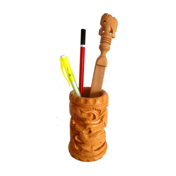 Arrakasta Crafts Wooden Pen Holder   Manufacturers, Suppliers in Delhi