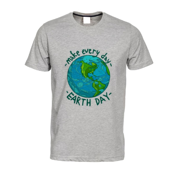 Graphic Print Round Neck Grey T-Shirt  Manufacturers, Suppliers in Delhi